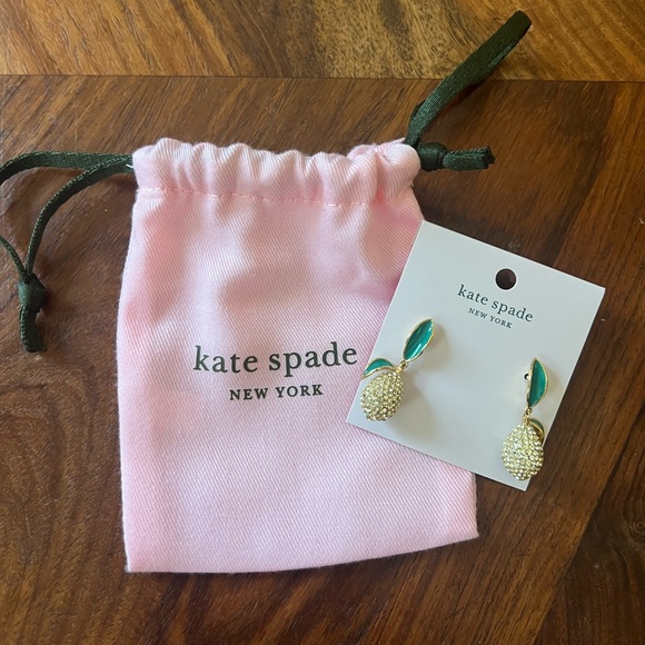 NWT Kate Spade Picnic Perfect Lemon dangle earrings - Picture 1 of 4
